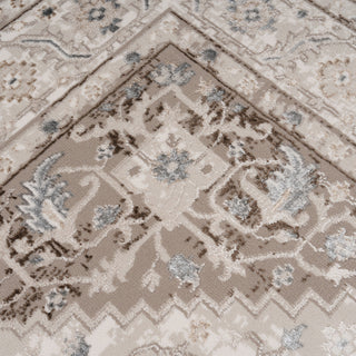 Cream Beige Medallion Rug - Artha