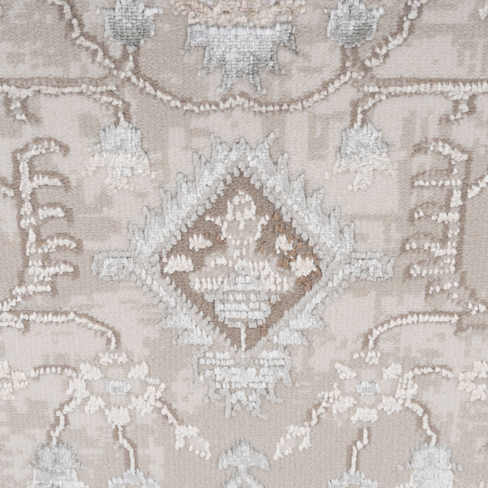 Cream Beige Medallion Rug - Artha