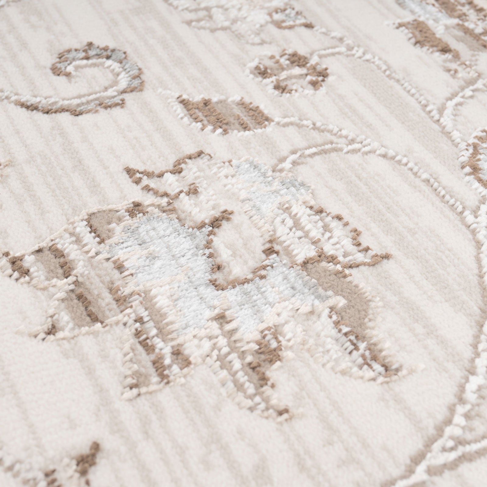 Elegant Floral Border Rug - Eshana