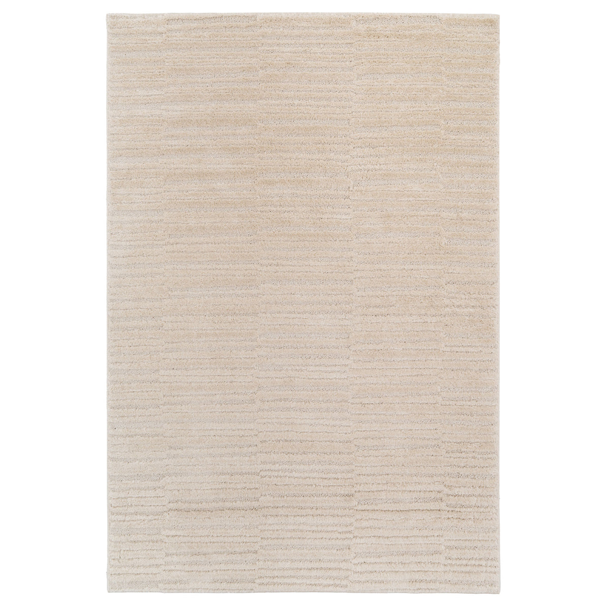 Warm White Linear Area Rug - Bowie