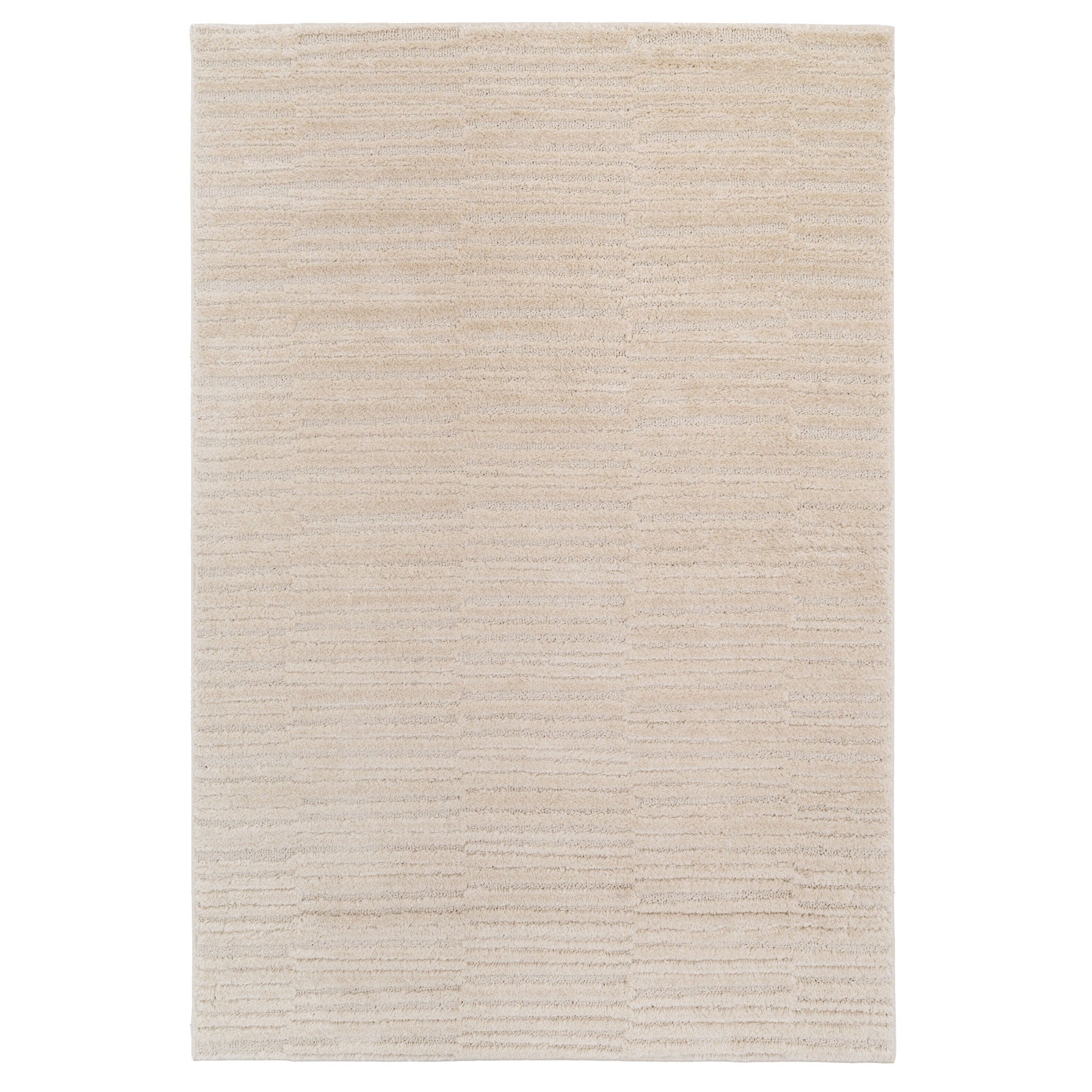 Warm White Linear Area Rug - Bowie