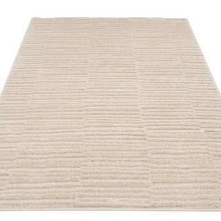 Warm White Linear Area Rug - Bowie