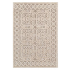 Beige White Heritage Rug - Meya