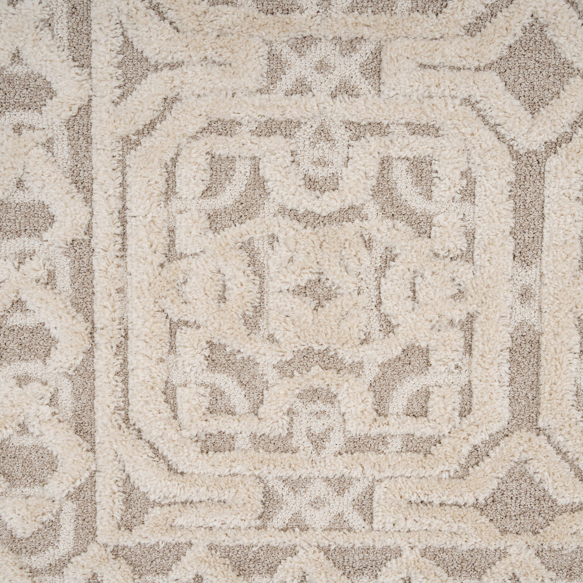 Beige White Heritage Rug - Meya