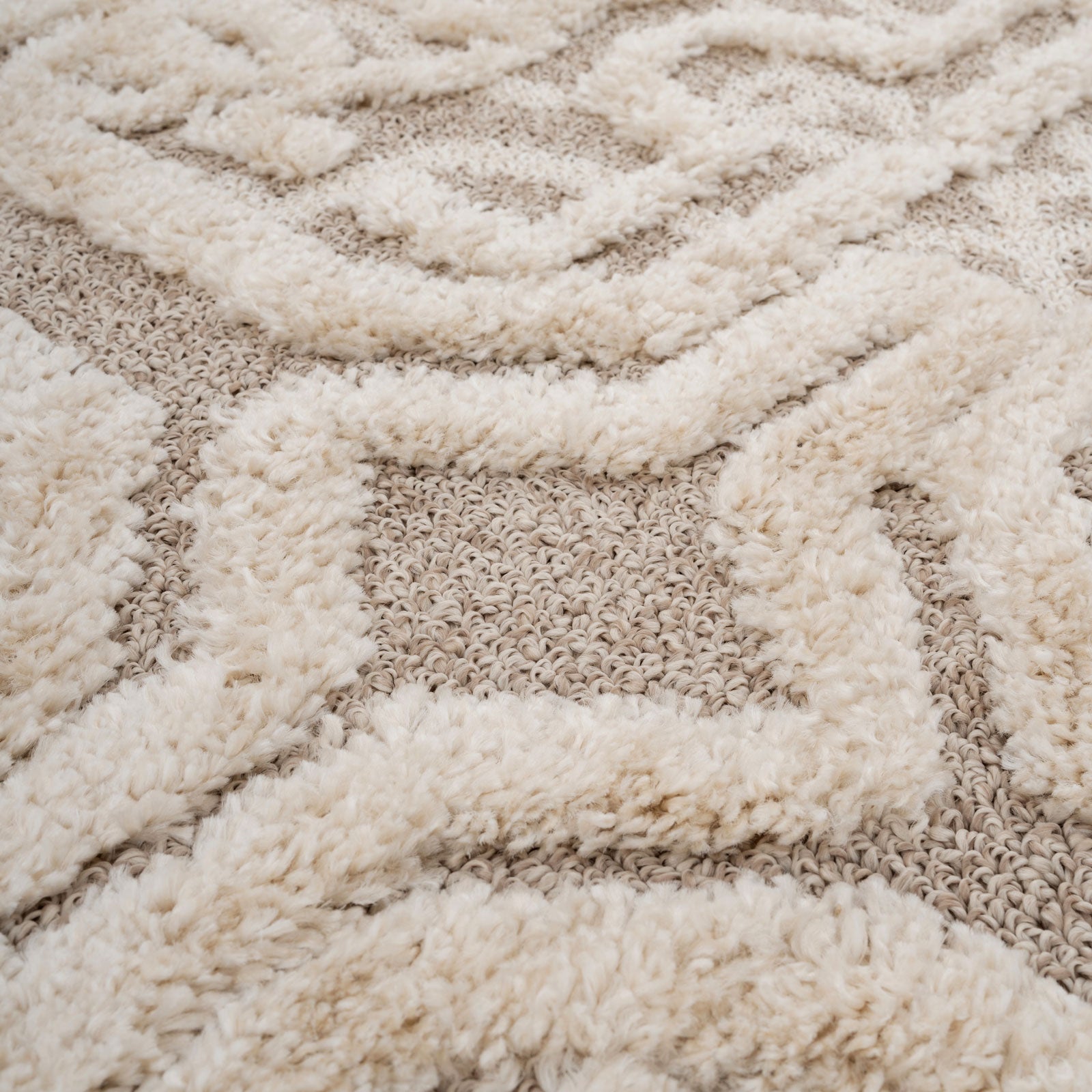 Beige White Heritage Rug - Meya