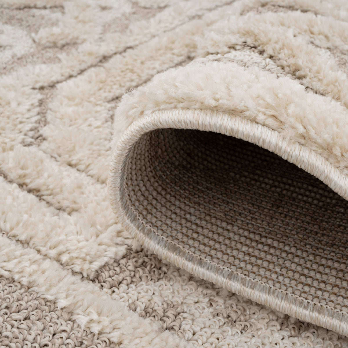 Beige White Heritage Rug - Meya