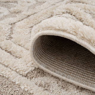 Beige White Heritage Rug - Meya