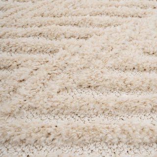 Warm White Chevron Rug - Sula