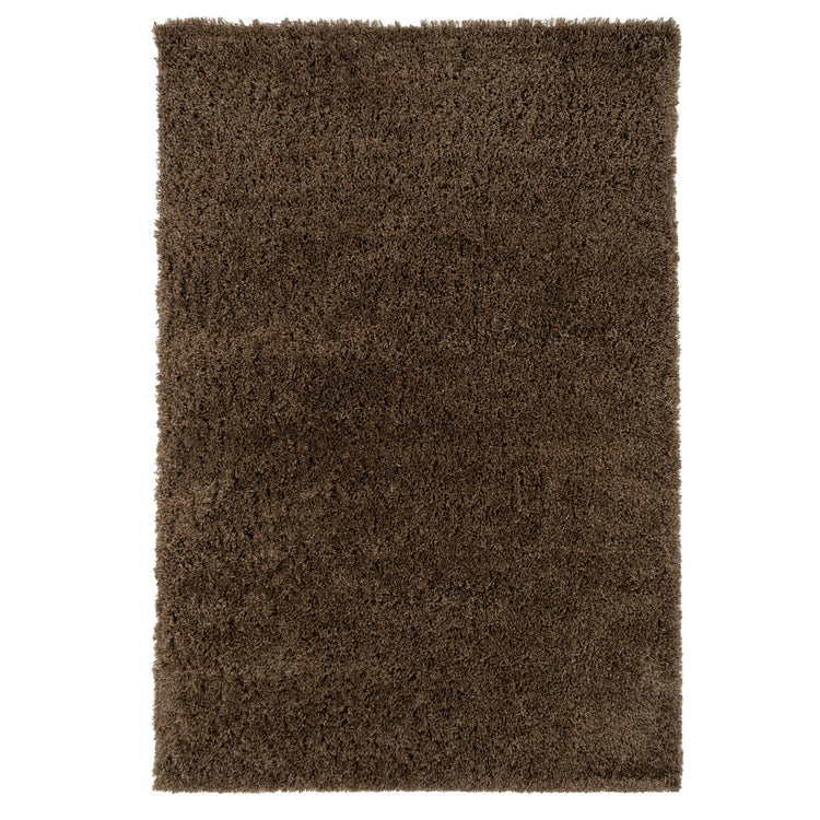 Super Soft Luxury Brown Shaggy Runner Rug