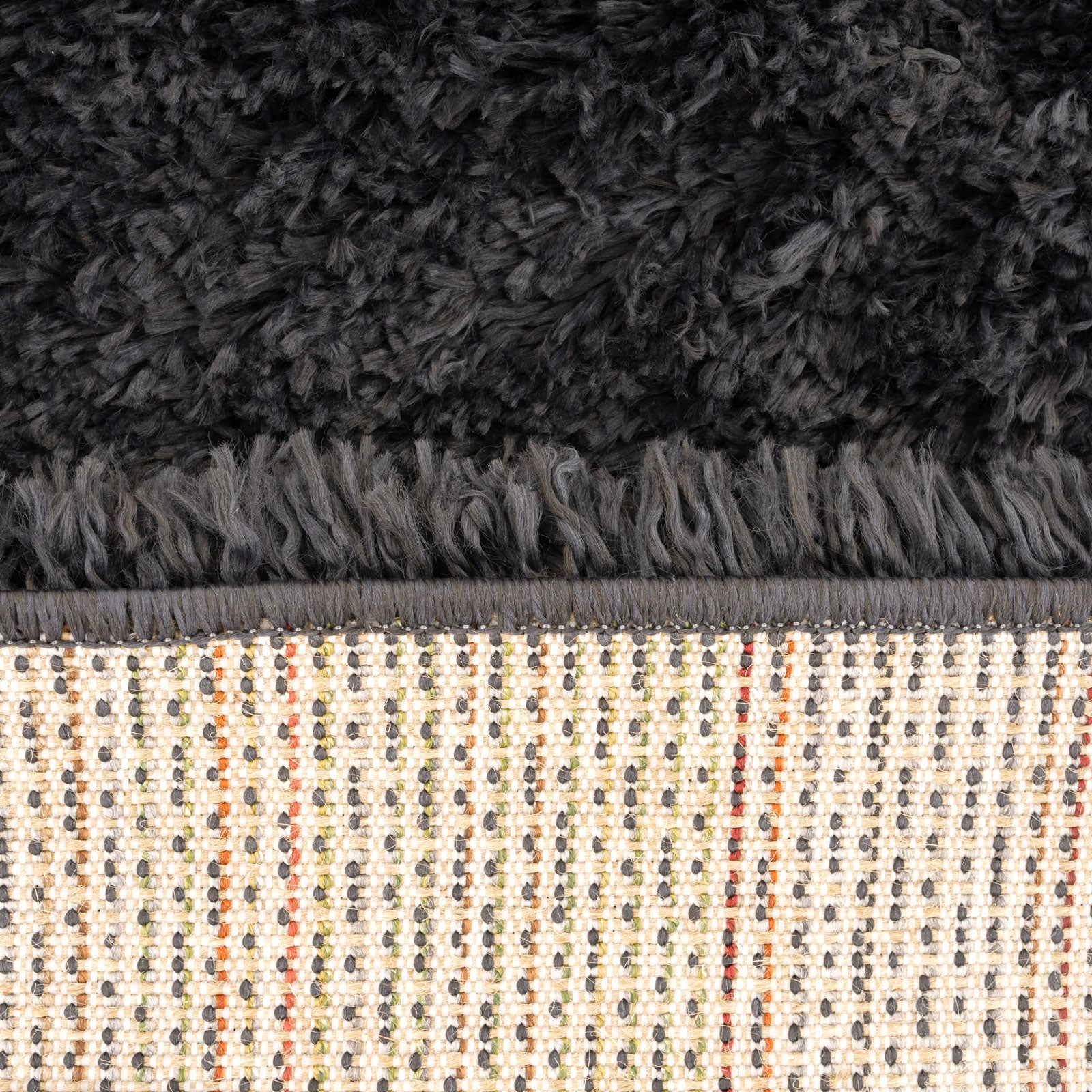 Soft Everyday Charcoal Shaggy Rug