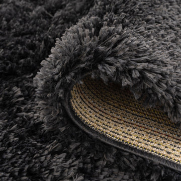 Soft Everyday Charcoal Shaggy Rug