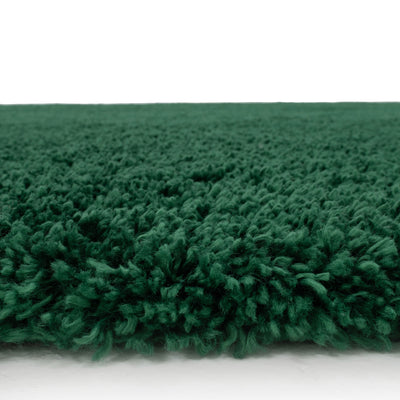 Super Soft Luxury Dark Green Shaggy Rug