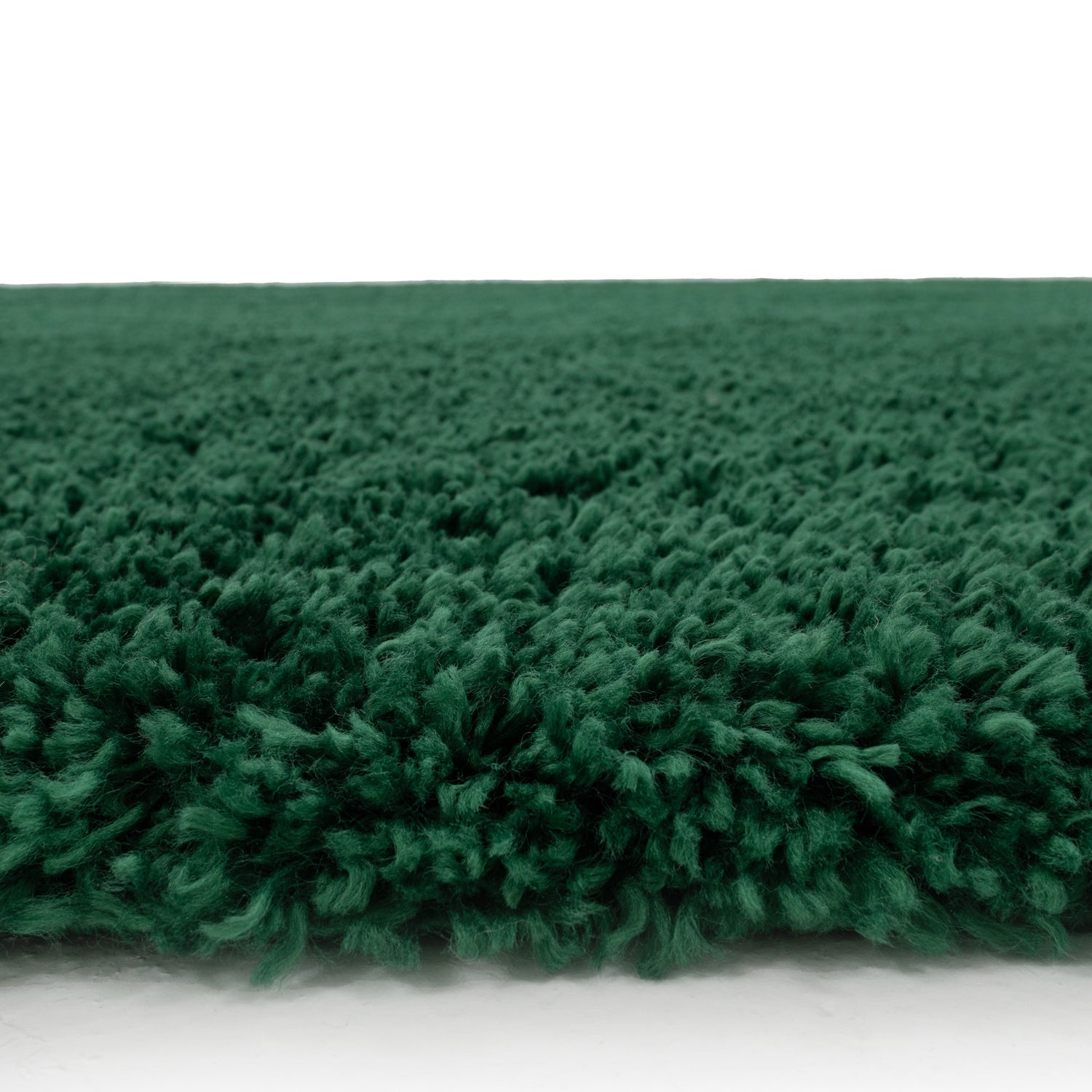 Soft Everyday Dark Green Shaggy Rug | Living Room Rugs | Kukoon Rugs Online