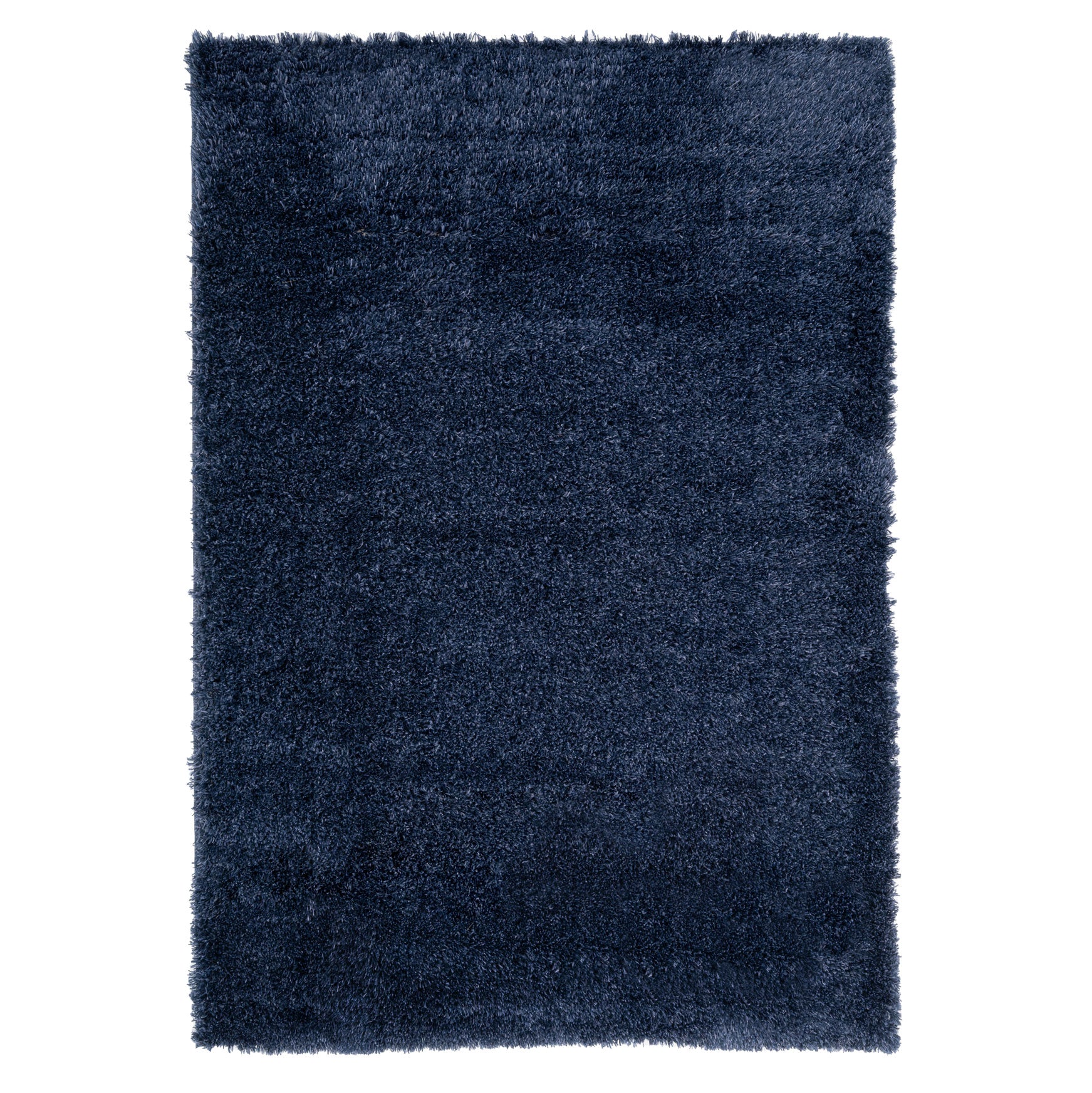 Soft Everyday Navy Shaggy Rug