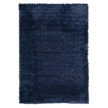 Soft Everyday Navy Shaggy Rug