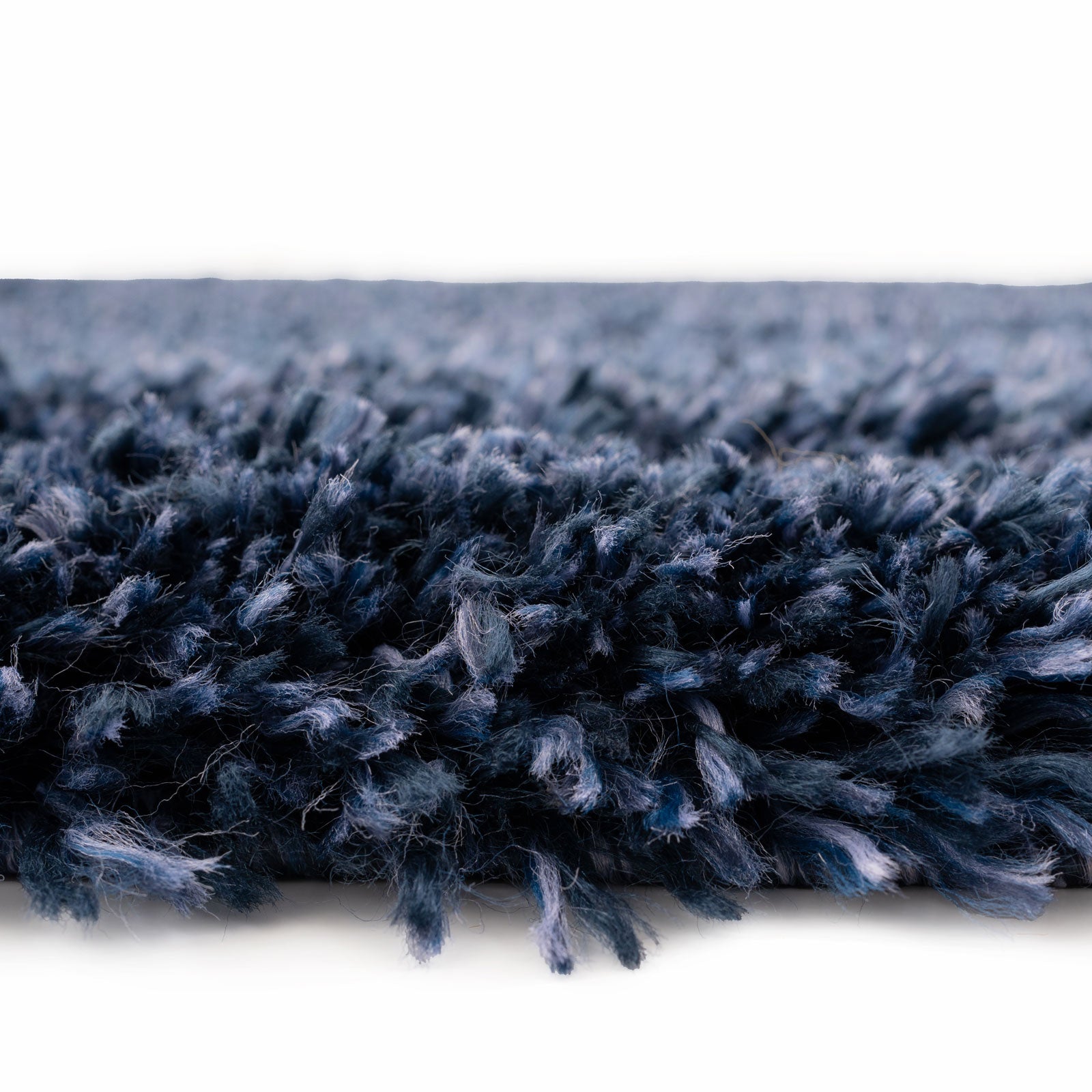 Soft Everyday Navy Shaggy Rug