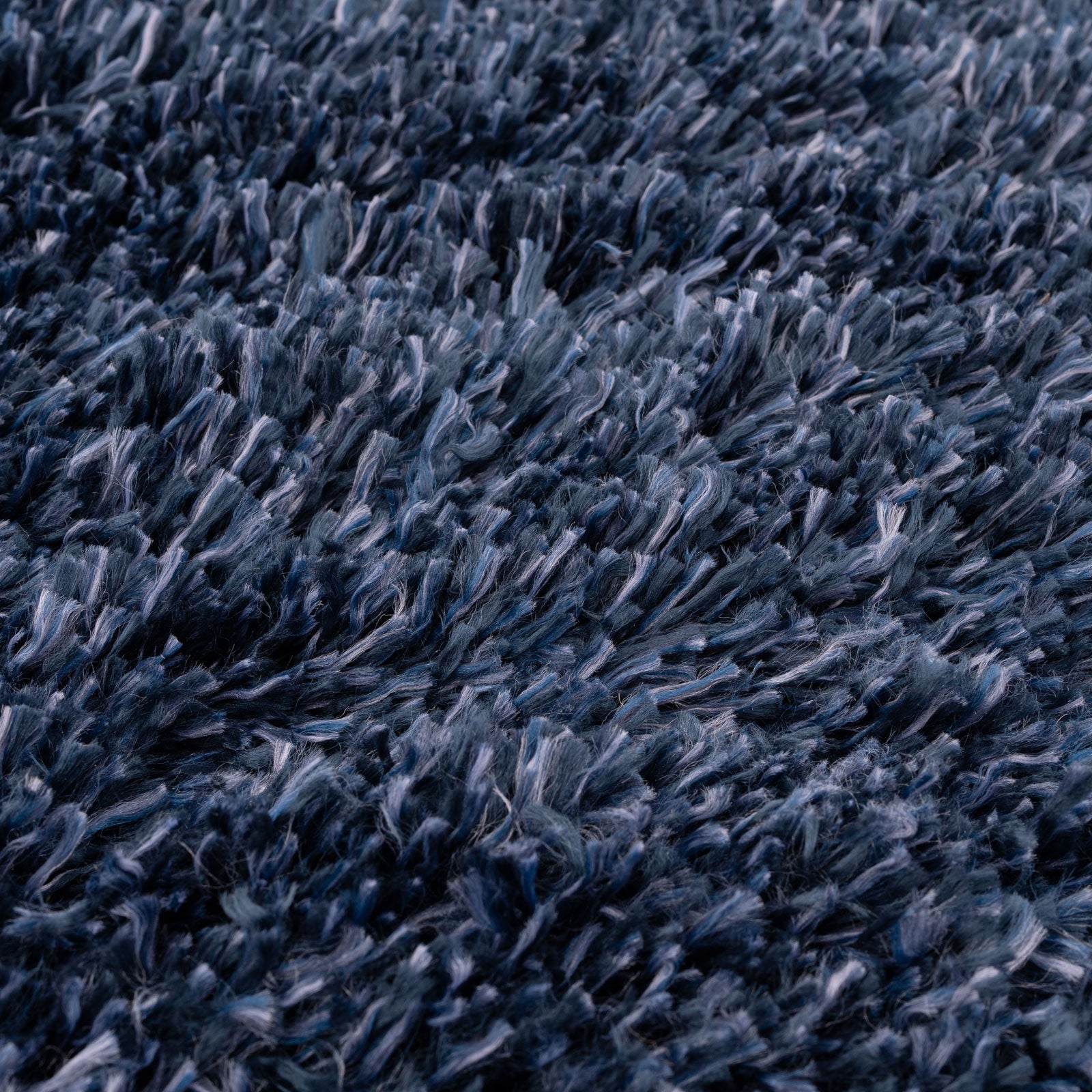 Soft Everyday Navy Shaggy Rug