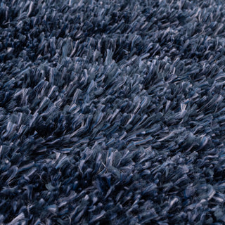 Soft Everyday Navy Shaggy Rug