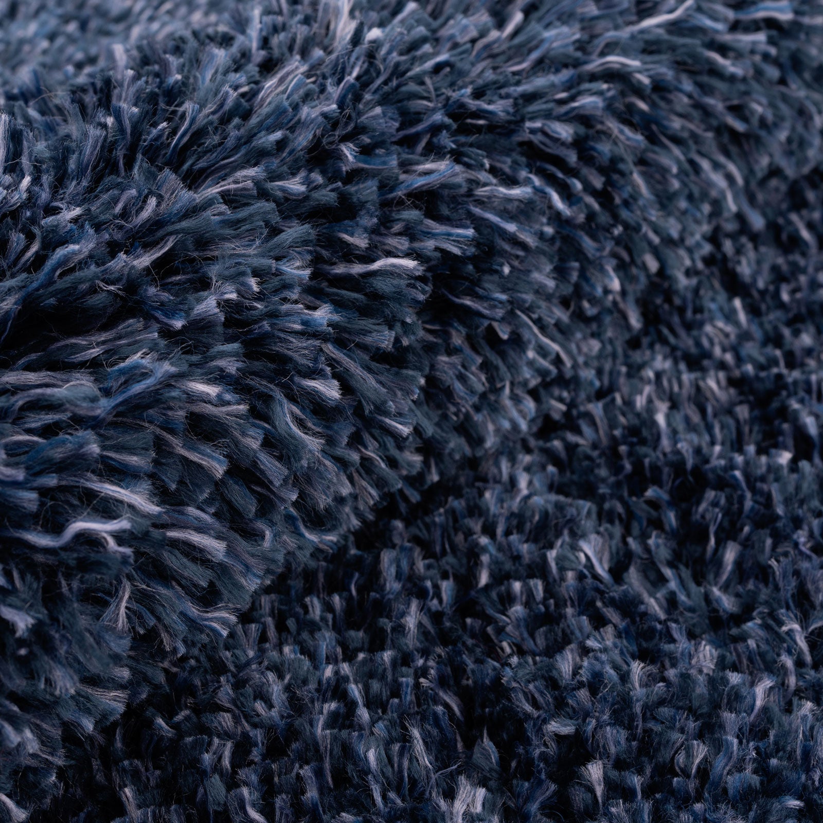 Soft Everyday Navy Shaggy Rug