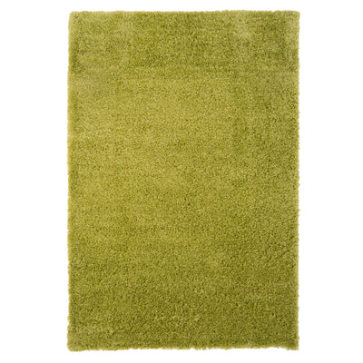 Soft Everyday Moss Green Shaggy Rug