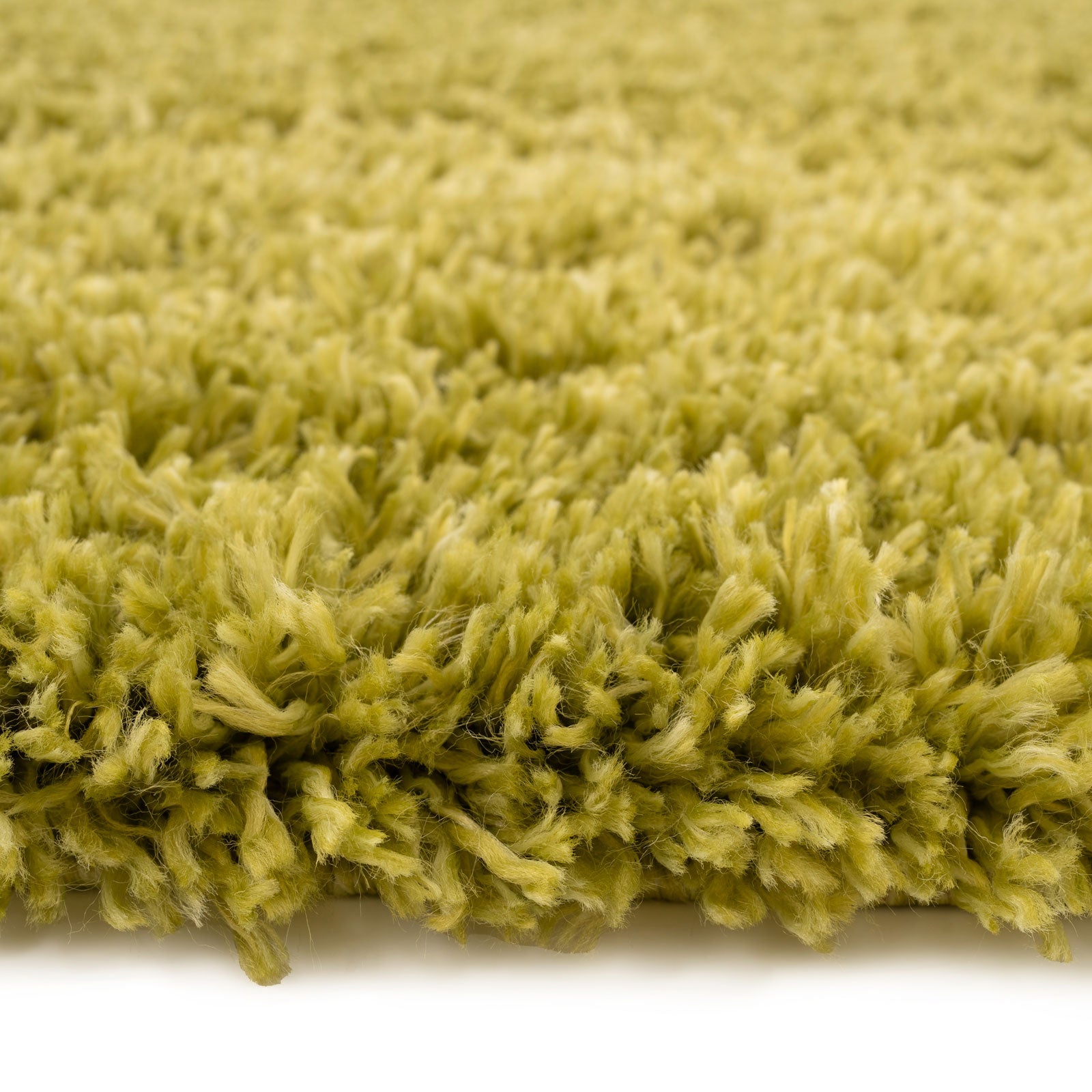 Soft Everyday Moss Green Shaggy Rug