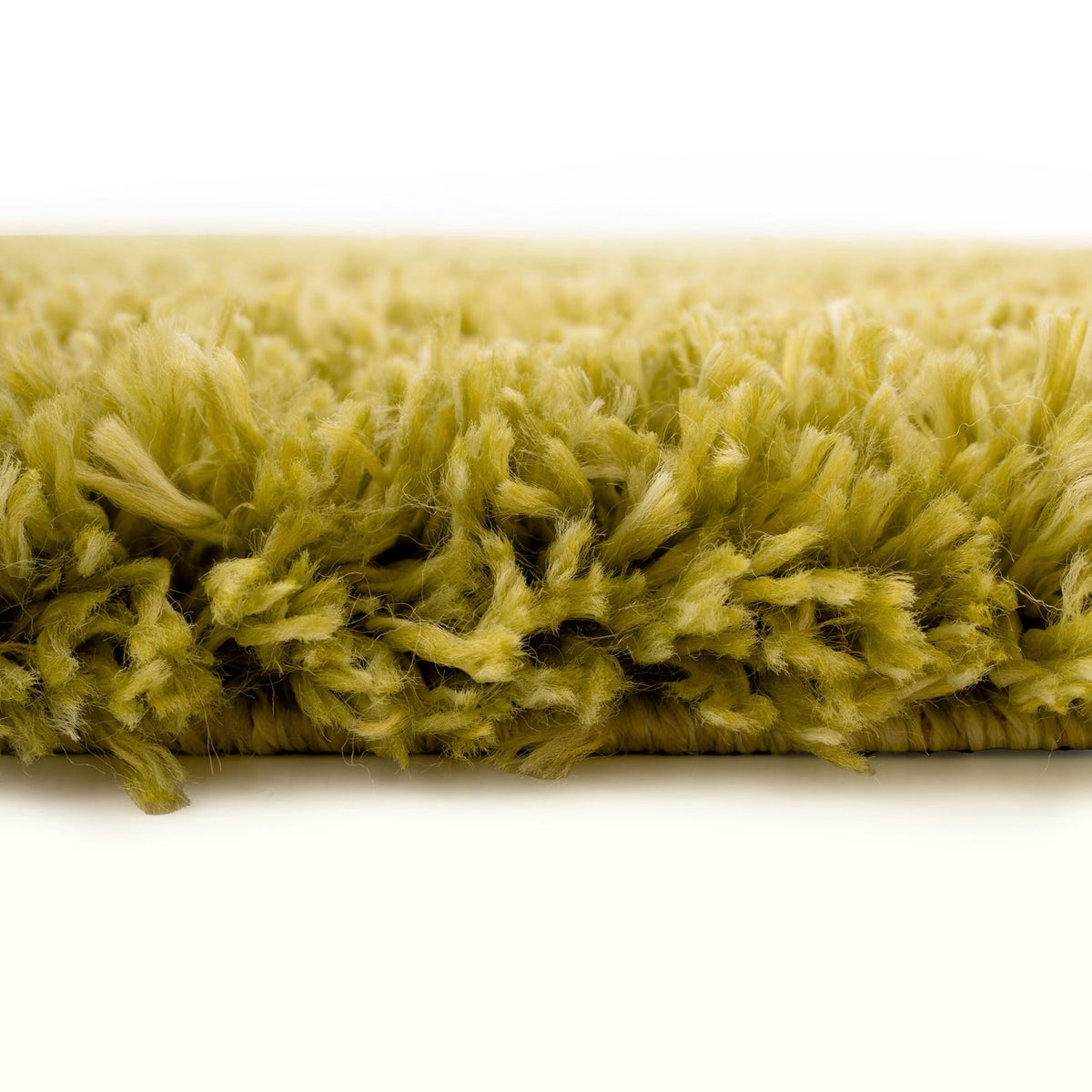 Soft Everyday Moss Green Shaggy Rug