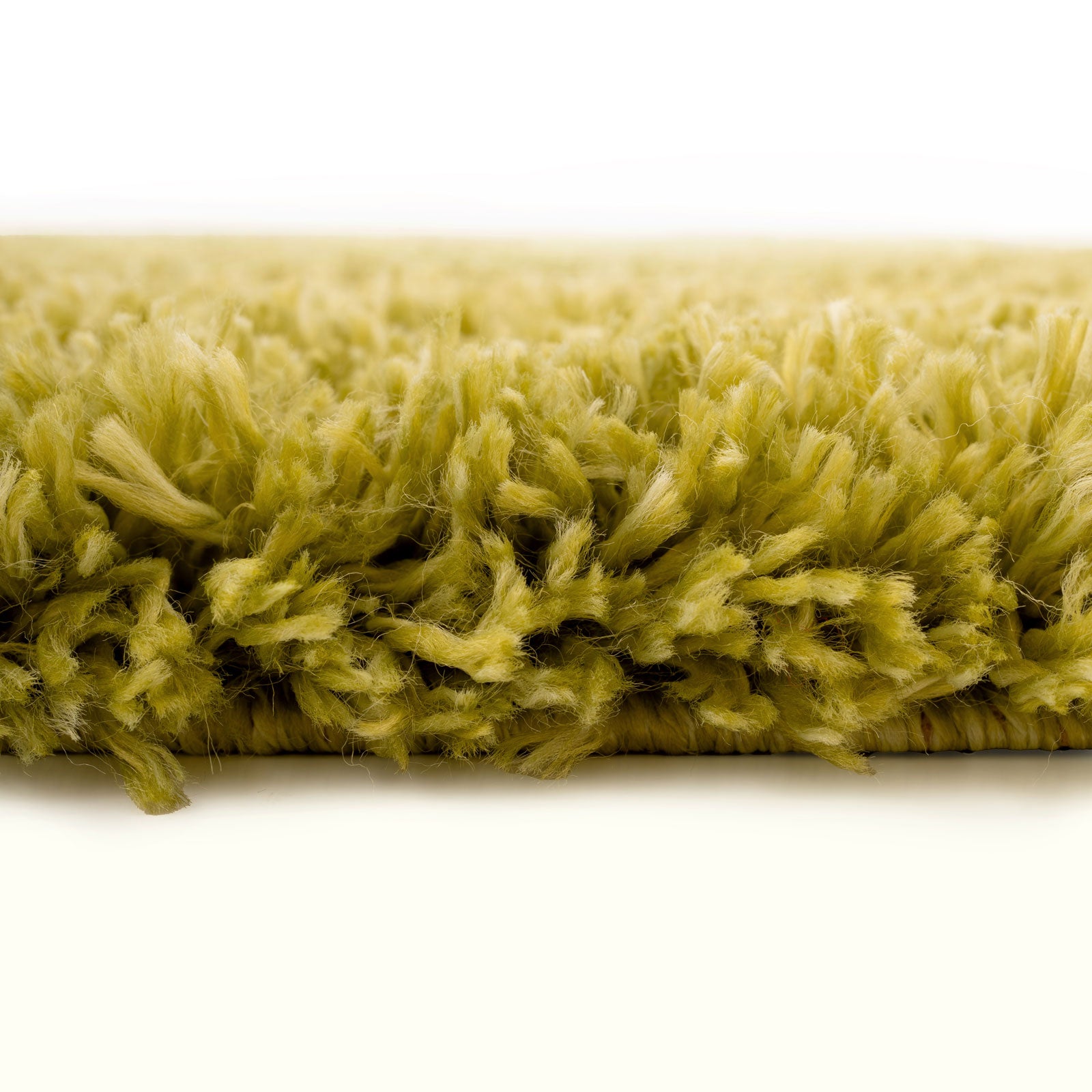 Soft Everyday Moss Green Shaggy Rug