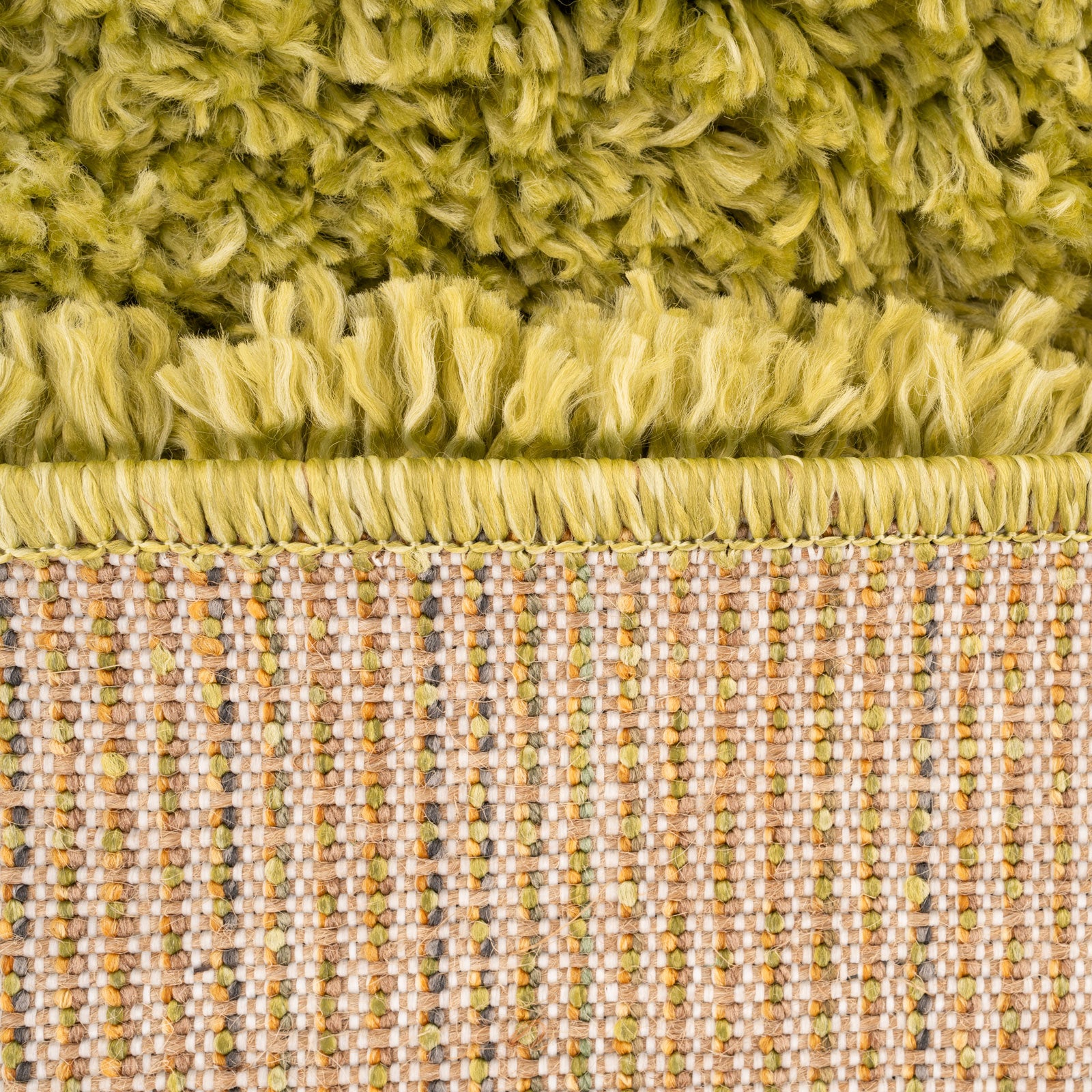 Soft Everyday Moss Green Shaggy Rug