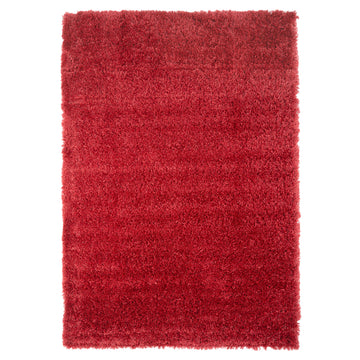 Soft Everyday Wine Shaggy Rug - Aspen