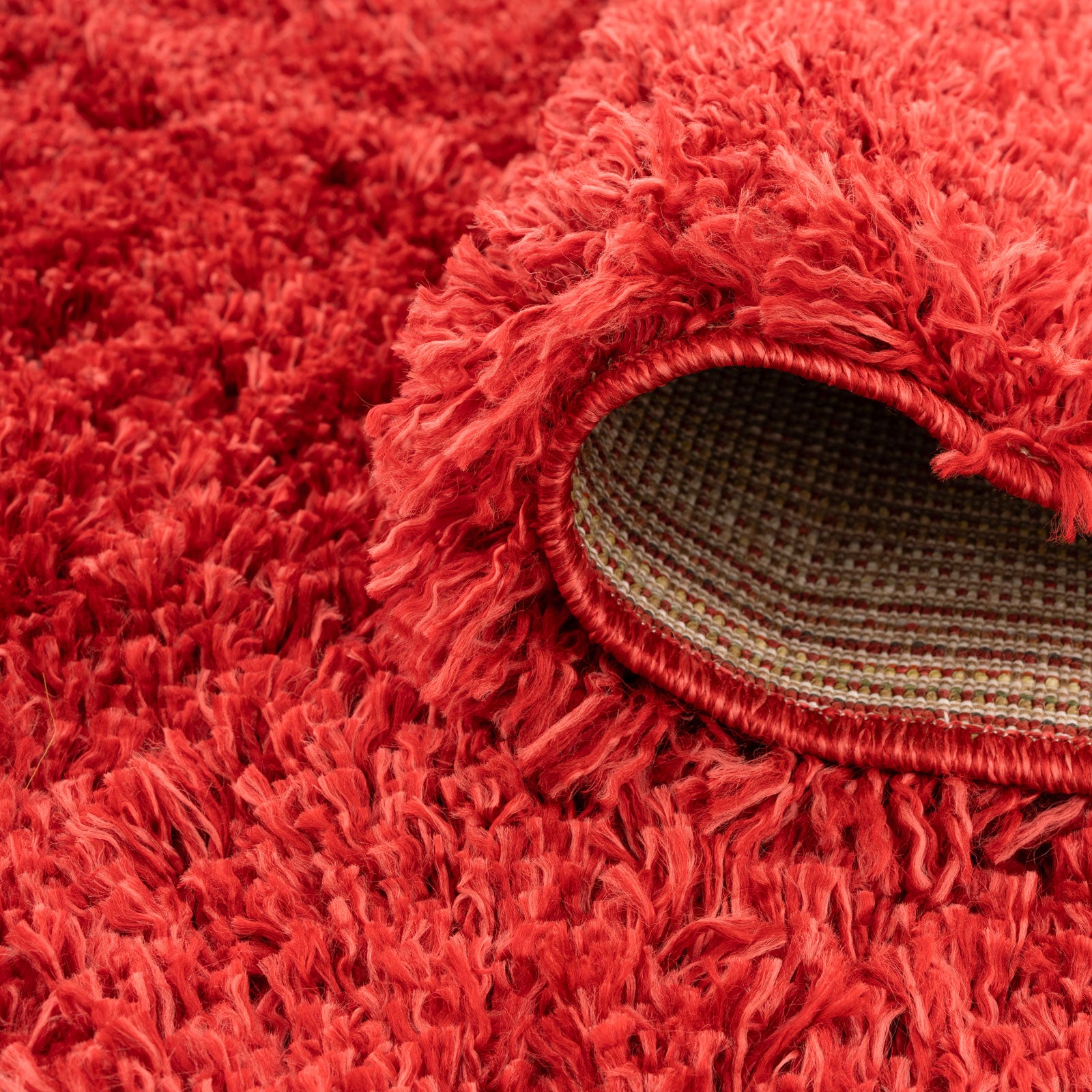 Soft Everyday Wine Shaggy Rug - Aspen