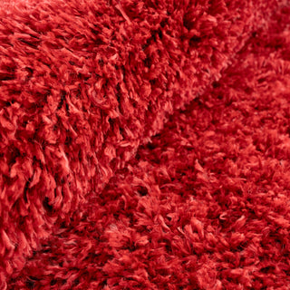 Soft Everyday Wine Shaggy Rug - Aspen