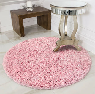 Baby Pink Shaggy Rug