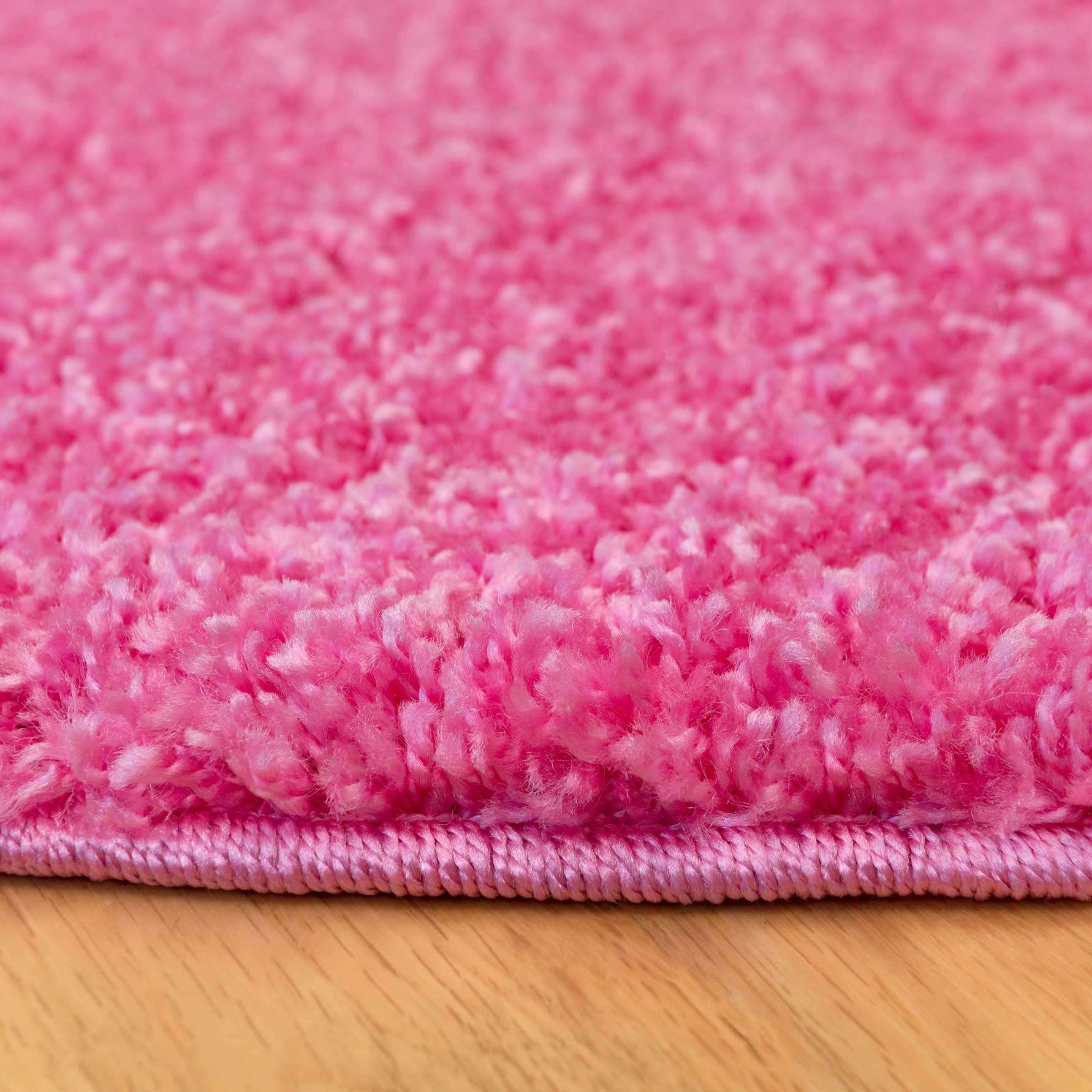 Barbie Pink Shaggy Circle Rug