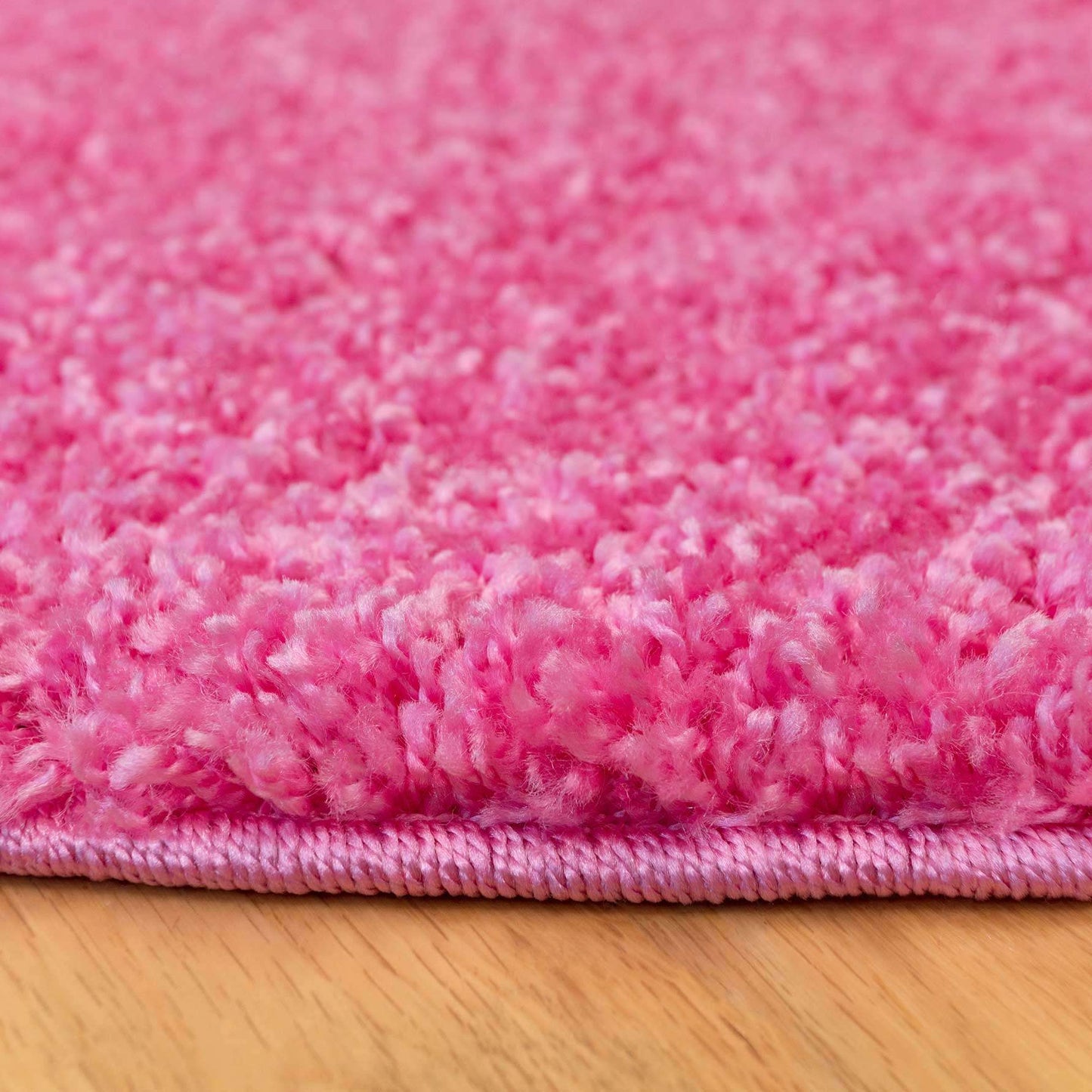 Barbie Pink Shaggy Circle Rug | Living Room Rugs | Kukoon Rugs Online