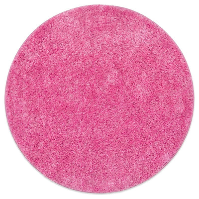 Barbie Pink Shaggy Circle Rug