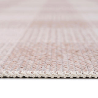 Beige Washable Checker Style Rug - Magda
