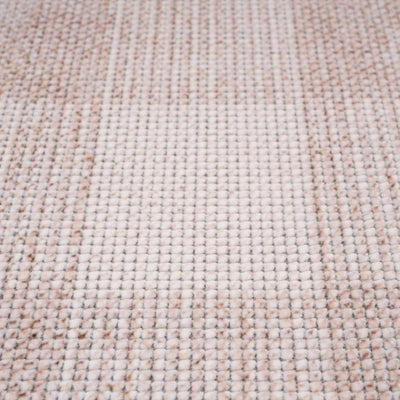 Washable Beige Cottage Style Runner - Magda