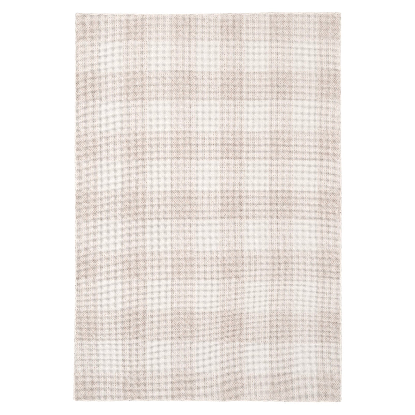 Chunky Beige Wool Style Rug - Magda