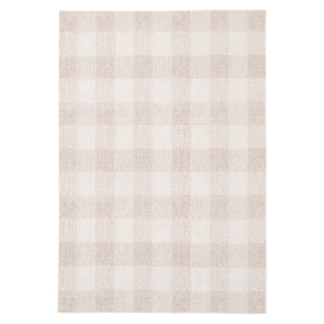 Chunky Beige Wool Style Rug - Magda