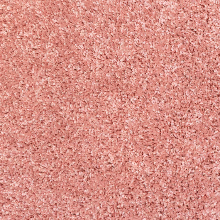 Blush Pink Shaggy Circle Rug