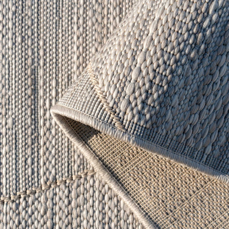 Beige Fractured Flatweave Area Rug