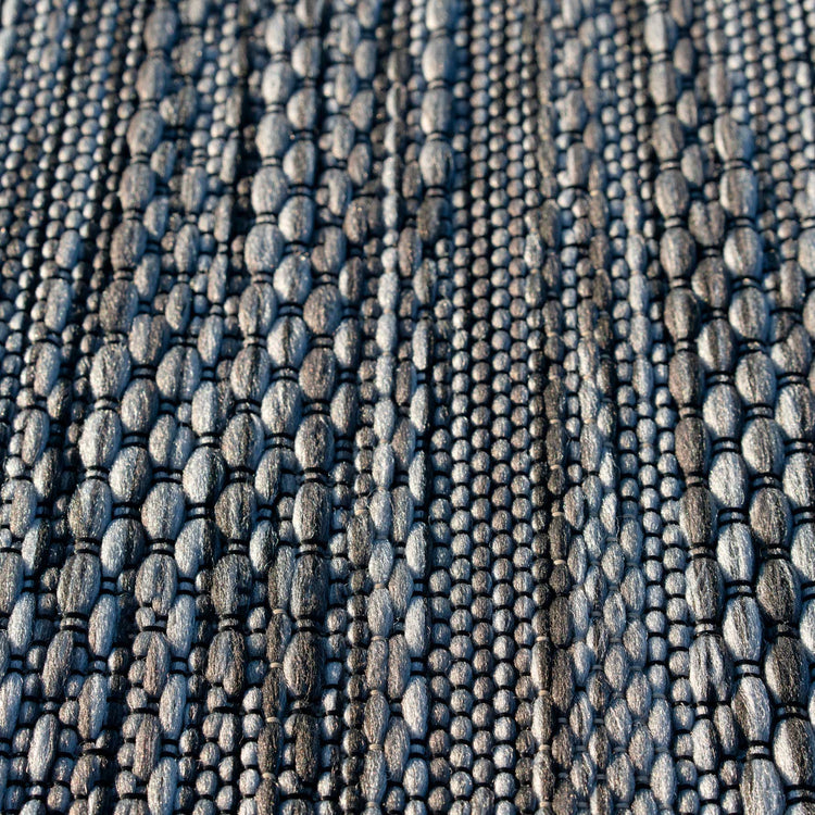 Grey Fractured Flatweave Area Rug