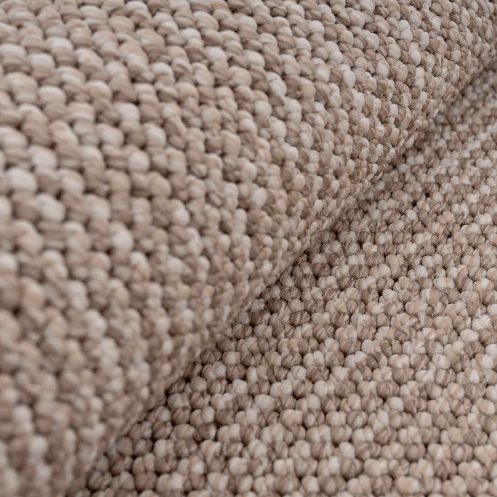 Beige Wool Style Rug - Tala