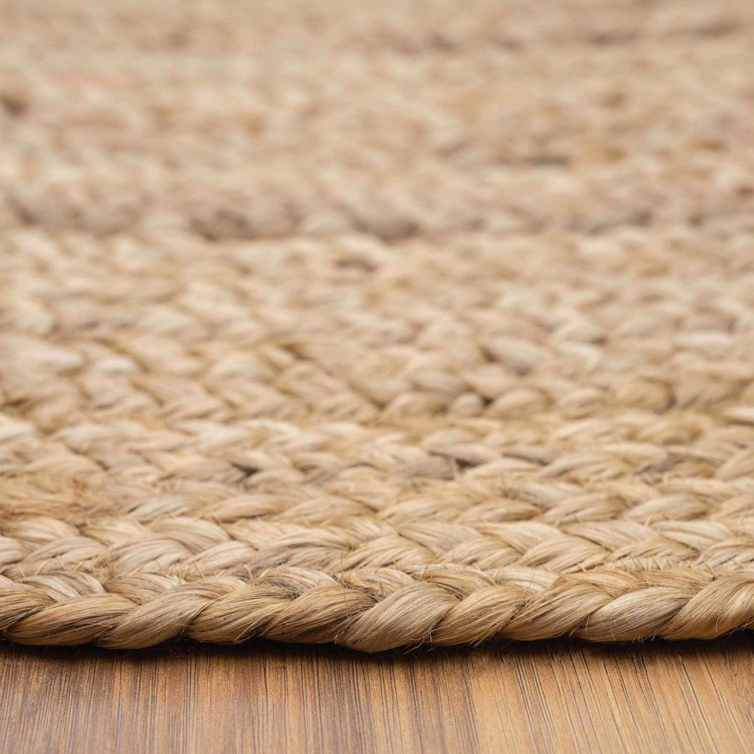 Rustic Jute Round Natural Circle Rug | Living Room Rugs | Kukoon Rugs ...