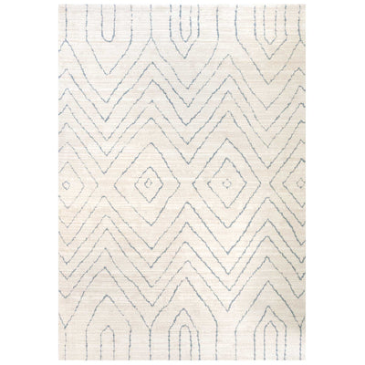 Cosy Soft Chevron Beige Moroccan Berber Bedroom Rug
