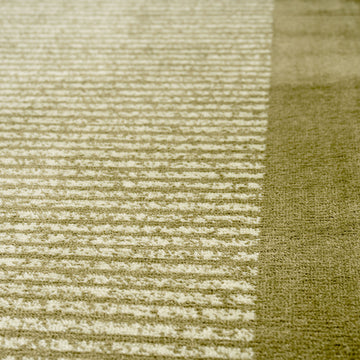 Mossy Green Border Rug - Barley