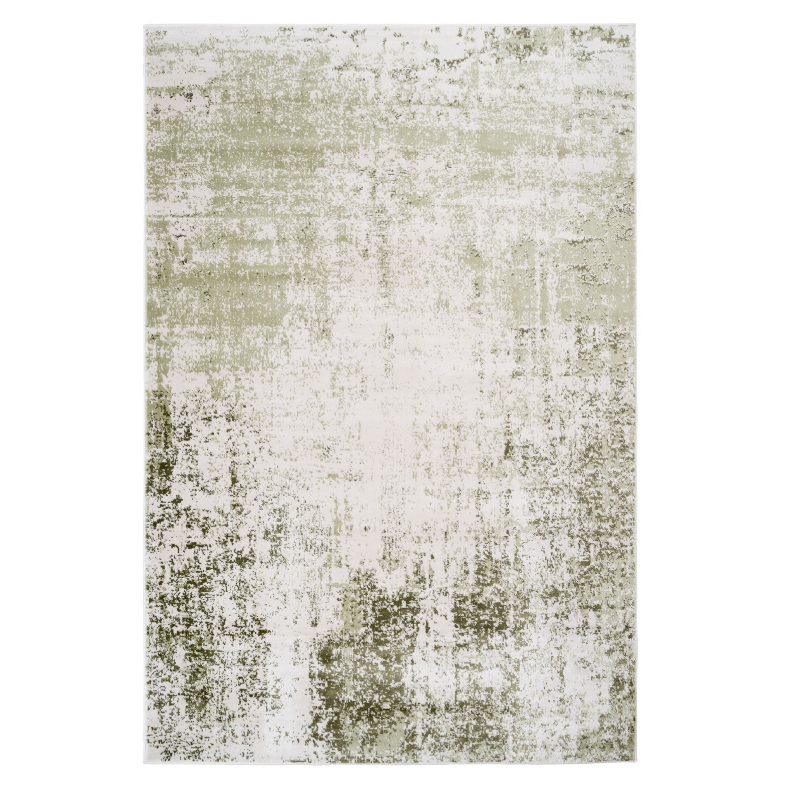 Sage Green Abstract Rug - Bella