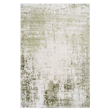 Sage Green Abstract Rug - Bella