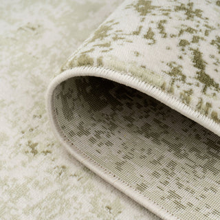 Sage Green Abstract Runner Rug - Bella