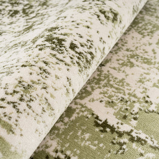 Sage Green Abstract Rug - Bella